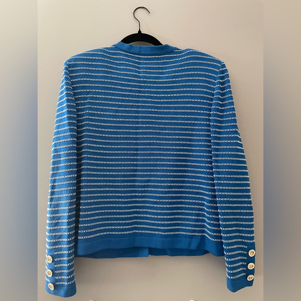 St. John Collection by Marie Gray Striped Jacket - Picture 3 of 6